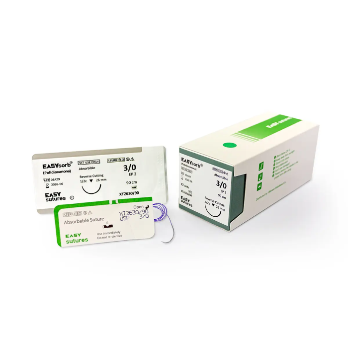 Obvium Sutura Absor Monof 26 mm 2-0 Triang 1-2C 90 cm