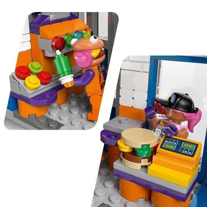 LEGO 77076 Fortnite Restaurante Hamburrrguesa Set de Construcción con 4 Minifiguras, Juguete Modular, Edad +10 años 3 LEGO 77076 Fortnite Restaurante Hamburrrguesa Set de Construcción con 4 Minifiguras, Juguete Modular, Edad +10 años 3