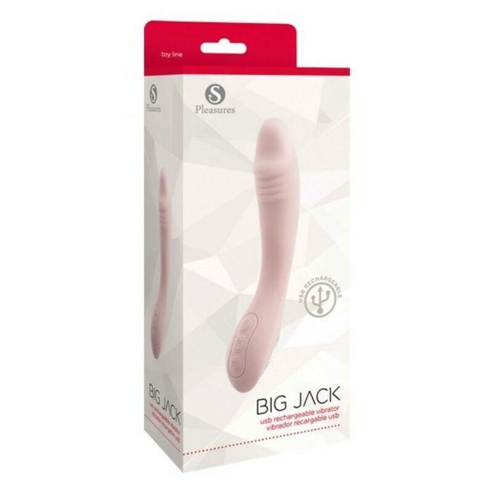 Vibrador Punto G S Pleasures Big Jack Rosa 2 Vibrador Punto G S Pleasures Big Jack Rosa 2