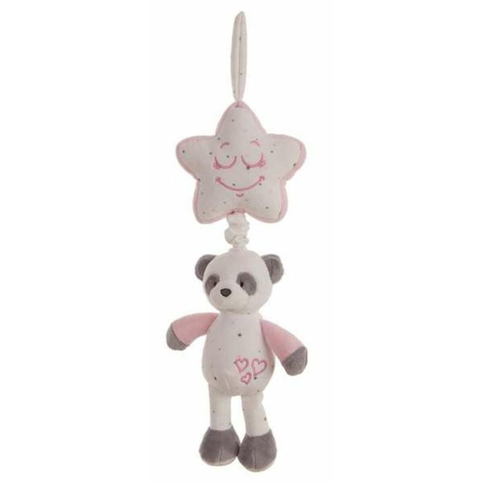 Caja musical estrella baby panda rosa 35 cm Caja musical estrella baby panda rosa 35 cm