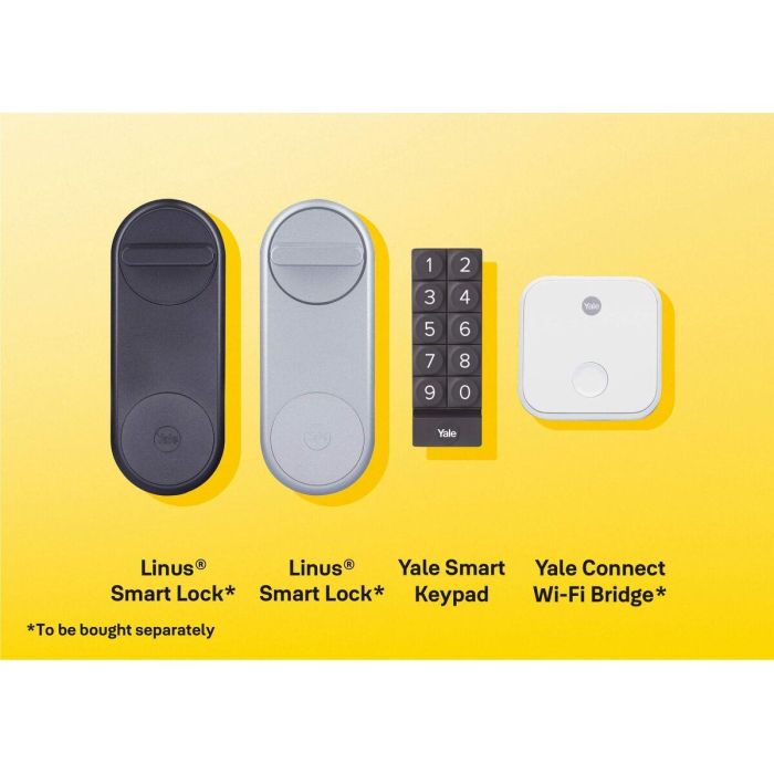 Yale 05/301000/Bl Teclado Numerico Linus Smart Keypad 9 Yale 05/301000/Bl Teclado Numerico Linus Smart Keypad 9