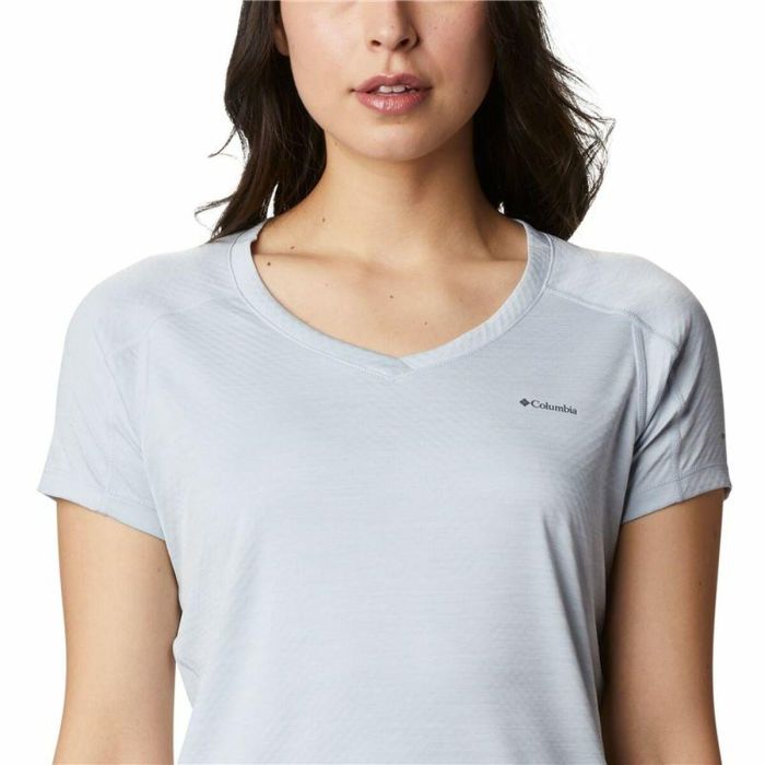 Camiseta de Manga Corta Mujer Columbia Zero Rules™ Gris 2