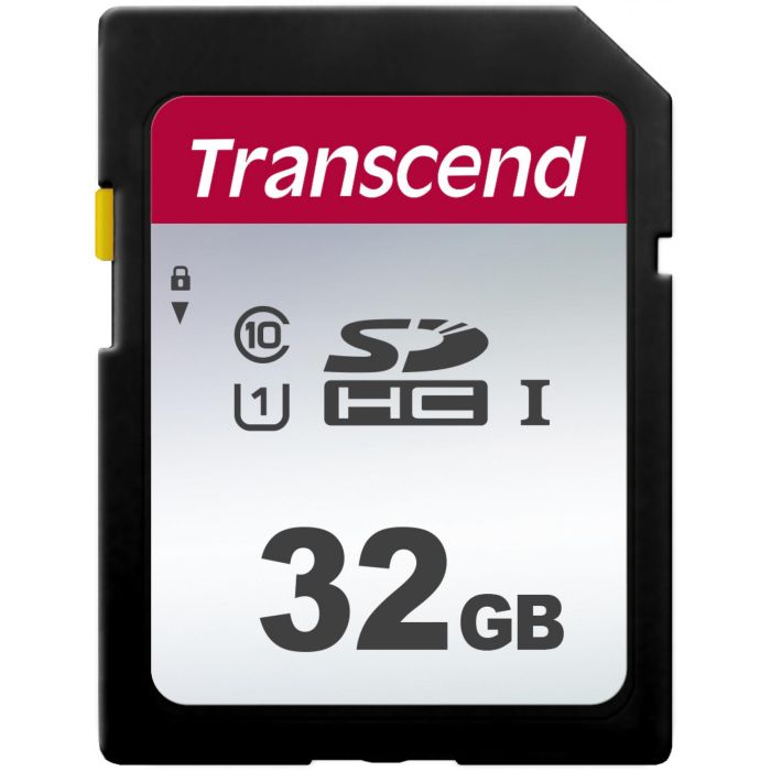 Transcend Tarjeta de Memoria SDHC 32GB 300S Clase 10 U1 hasta 95MB/s de Lectura para Cámaras y Dispositivos Compatibles