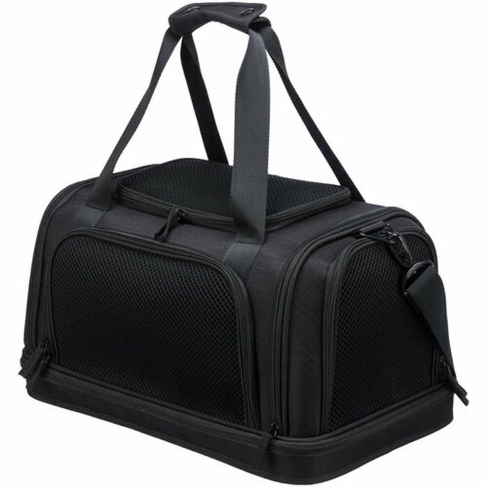 Bolso para Mascotas Trixie Airline Plane Negro Poliéster Goma Eva 28 × 25 × 44 CM 13