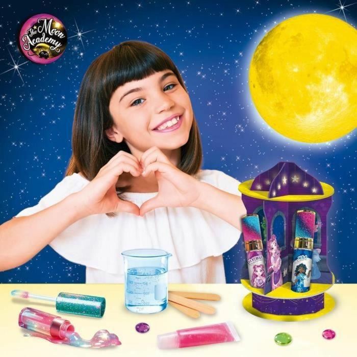 THE MOON ACADEMY LIS8008324110643 - Kit de ocio creativo Brillo de labios con componentes y frascos de brillo de labios 2