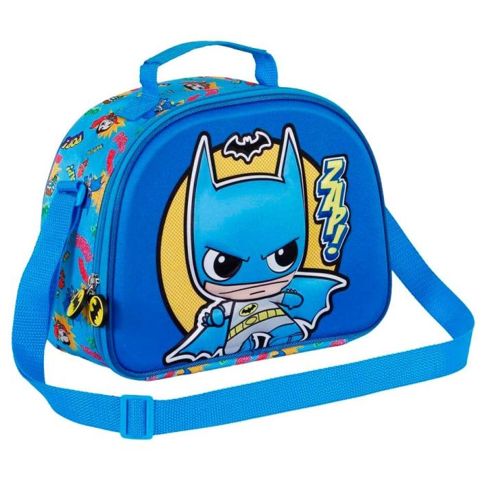 DC Comics Batman Bolsa Portamerienda 3D con Forro Isotérmico, Diseño Batman, Multicolor 1 DC Comics Batman Bolsa Portamerienda 3D con Forro Isotérmico, Diseño Batman, Multicolor 1