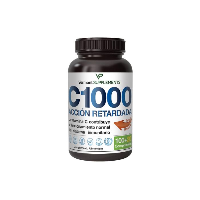 Vermont Supplements C 1000 Acción Retardada 100+20 Comprimidos