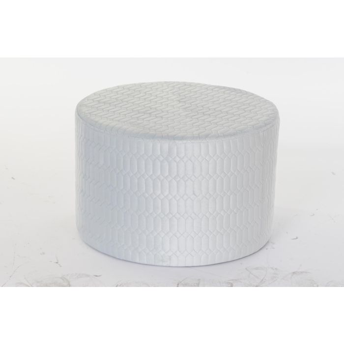 DKD Home Decor Reposapies Puff Sixties Azul Celeste de MDF y Poliéster, 55 cm Ancho x 55 cm Fondo x 35 cm Alto DKD Home Decor Reposapies Puff Sixties Azul Celeste de MDF y Poliéster, 55 cm Ancho x 55 cm Fondo x 35 cm Alto