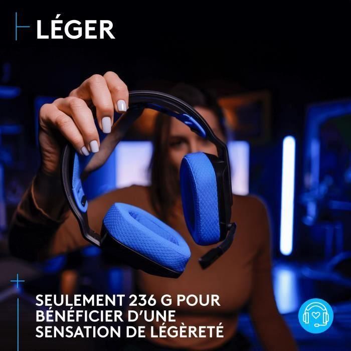 Auriculares gaming - Inalámbricos - LOGITECH G - G535 LIGHTSPEED - PC y PS5 - Negro/Azul 3 Auriculares gaming - Inalámbricos - LOGITECH G - G535 LIGHTSPEED - PC y PS5 - Negro/Azul 3