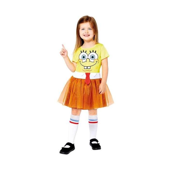Disfraz spongebob vestido 4-6 años niña 2 Disfraz spongebob vestido 4-6 años niña 2