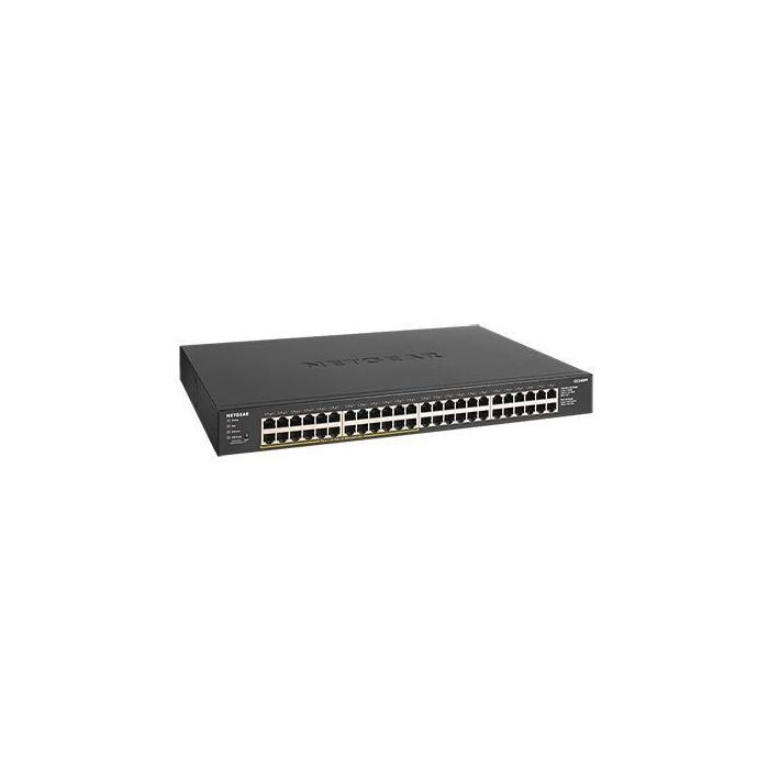 NETGEAR Switch GS348PP-100EUS 48 Puertos Gigabit Ethernet PoE No Administrado Montaje en Rack NETGEAR Switch GS348PP-100EUS 48 Puertos Gigabit Ethernet PoE No Administrado Montaje en Rack