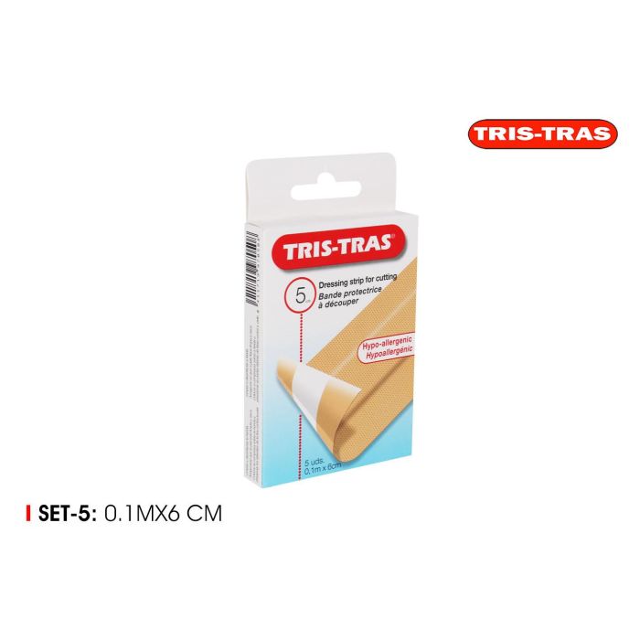 Banda PE 0.5 m x 6 cm color piel Tris-Tras (36 Unidades) Banda PE 0.5 m x 6 cm color piel Tris-Tras (36 Unidades)