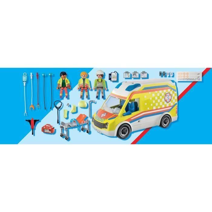 Ambulancia con luz y sonido playmobil city life 5 Ambulancia con luz y sonido playmobil city life 5