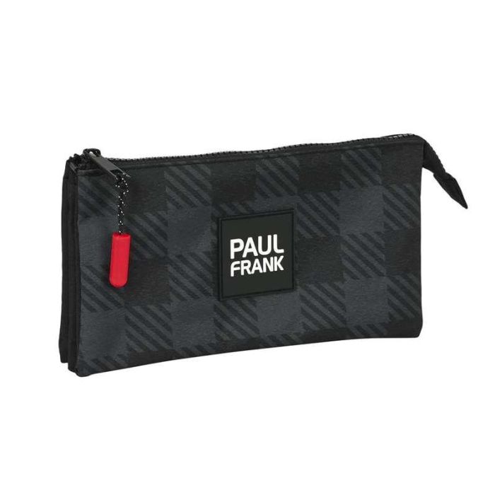 Portatodo Triple Paul Frank Campers Negro (22 x 12 x 3 cm) 2