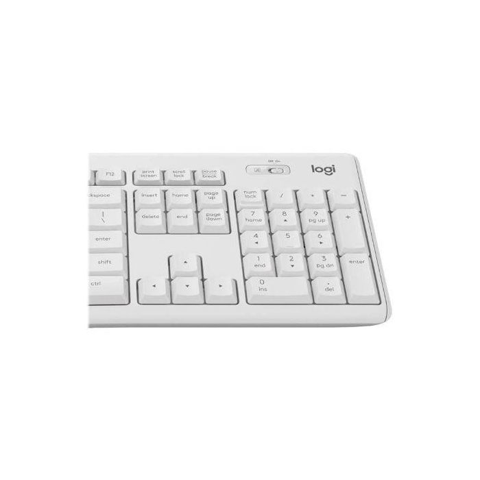 Logitech Combo Teclado + Ratón Mk295 Inalámbrico Blanco 3 Logitech Combo Teclado + Ratón Mk295 Inalámbrico Blanco 3