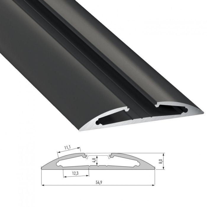 Perfíl Aluminio Tipo RETO 2,02M 1 Perfíl Aluminio Tipo RETO 2,02M 1