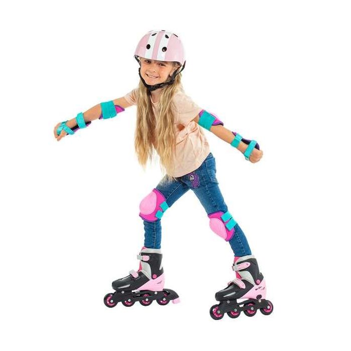 Patines 4 en linea rosa ajustable talla m ( 35/38) 3 Patines 4 en linea rosa ajustable talla m ( 35/38) 3