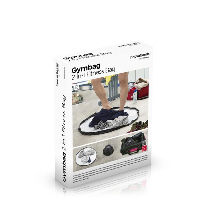 Esterilla para Vestuarios y Bolsa Impermeable 2 en 1 Gymbag InnovaGoods 1 Esterilla para Vestuarios y Bolsa Impermeable 2 en 1 Gymbag InnovaGoods 1