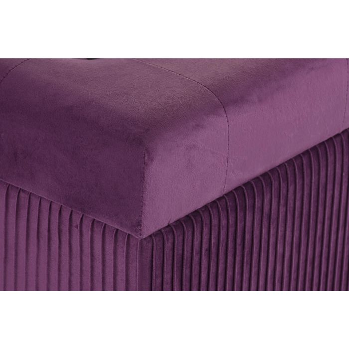 Descalzadora Glam DKD Home Decor Purpura Dorado 43 x 46 x 115 cm 1 Descalzadora Glam DKD Home Decor Purpura Dorado 43 x 46 x 115 cm 1