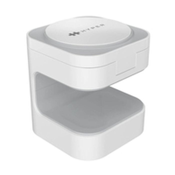 Targus HJ3320WHGL Cargador Inalámbrico para 3 Dispositivos: Smartphone, Auriculares, Reloj Inteligente. Carga Rápida 15W Qi2 USB-C Blanco 2