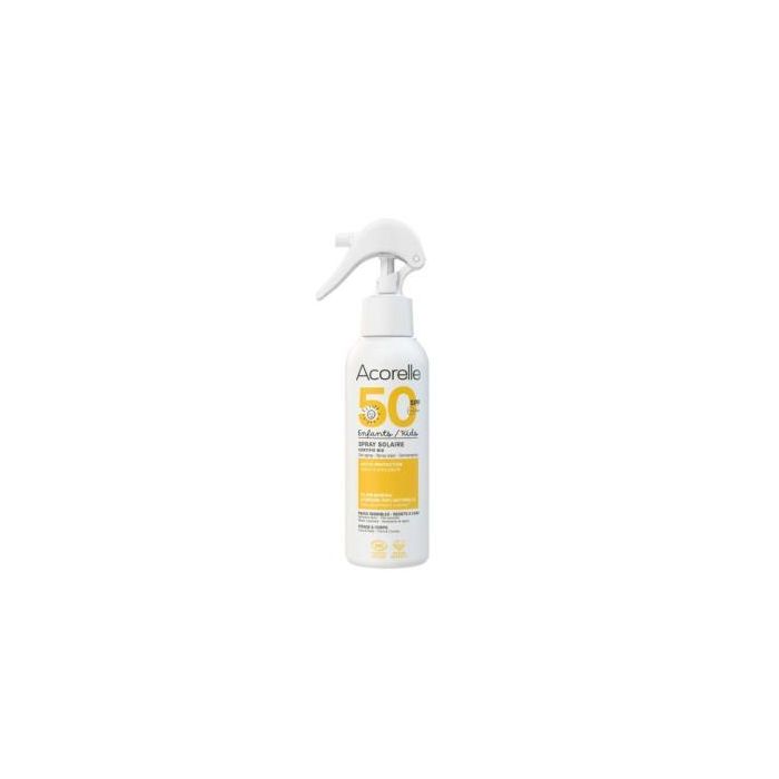 ACORELLE Spray Solar Niños SPF 50 Protección Alta Natural Mineral 150ml