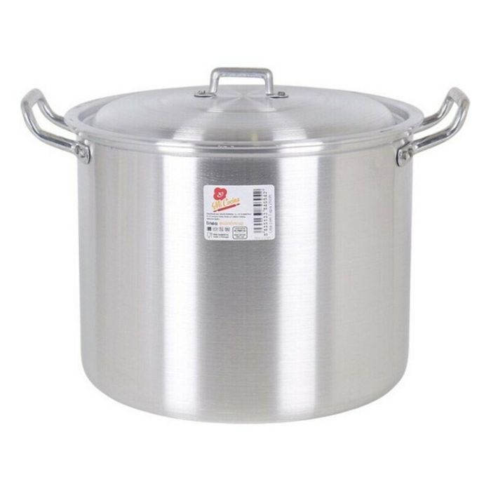 Olla con tapa de aluminio 22 cm 6L - Mi Cocina (8 Unidades) Olla con tapa de aluminio 22 cm 6L - Mi Cocina (8 Unidades)