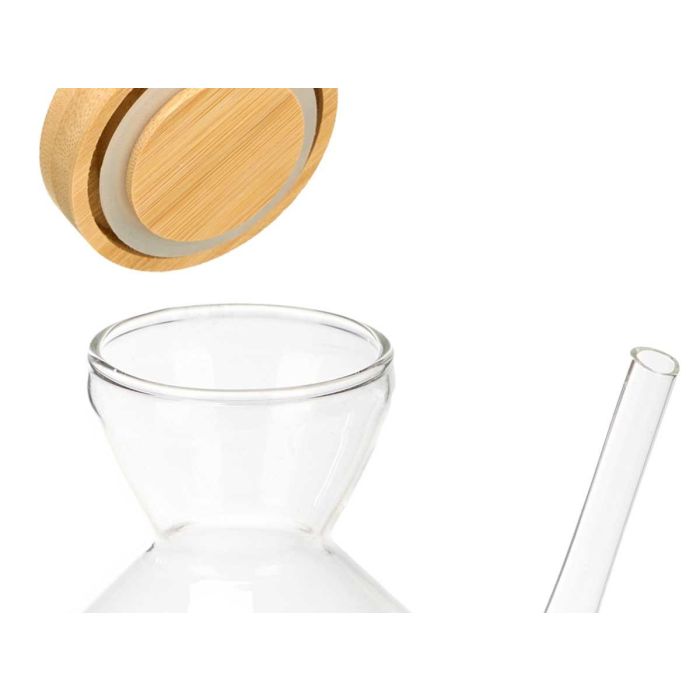 Aceitera Tapon Bambu 600Ml Vivalto 17X15CM (12 Unidades) 3 Aceitera Tapon Bambu 600Ml Vivalto 17X15CM (12 Unidades) 3