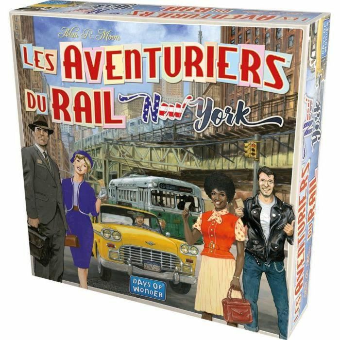 Asmodee Aventureros ferroviarios: Nueva York Juego de mesa De 8 años 2 a 4 jugadores ACD0824968200605 1