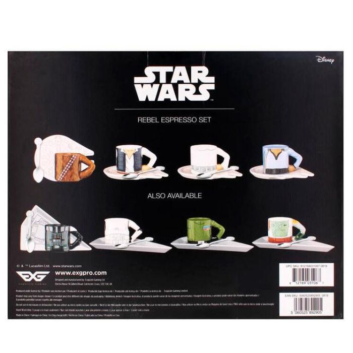 Set tazas Espresso Rebel Star Wars 4
