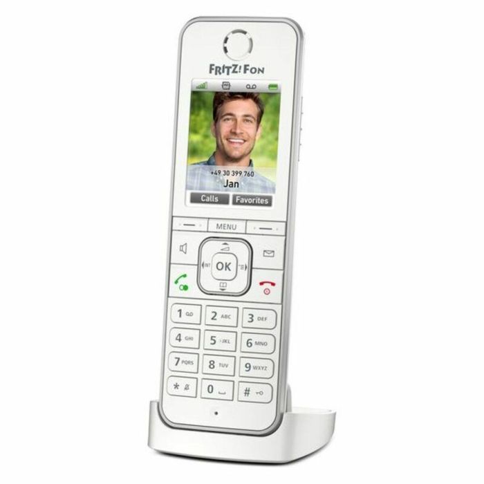 Fritz Teléfono Inalámbrico Dect Digital Fritz!Fon C6 para FRITZ!Box, Pantalla a Color, 300 Entradas, 16h Conversación 0 Fritz Teléfono Inalámbrico Dect Digital Fritz!Fon C6 para FRITZ!Box, Pantalla a Color, 300 Entradas, 16h Conversación 0
