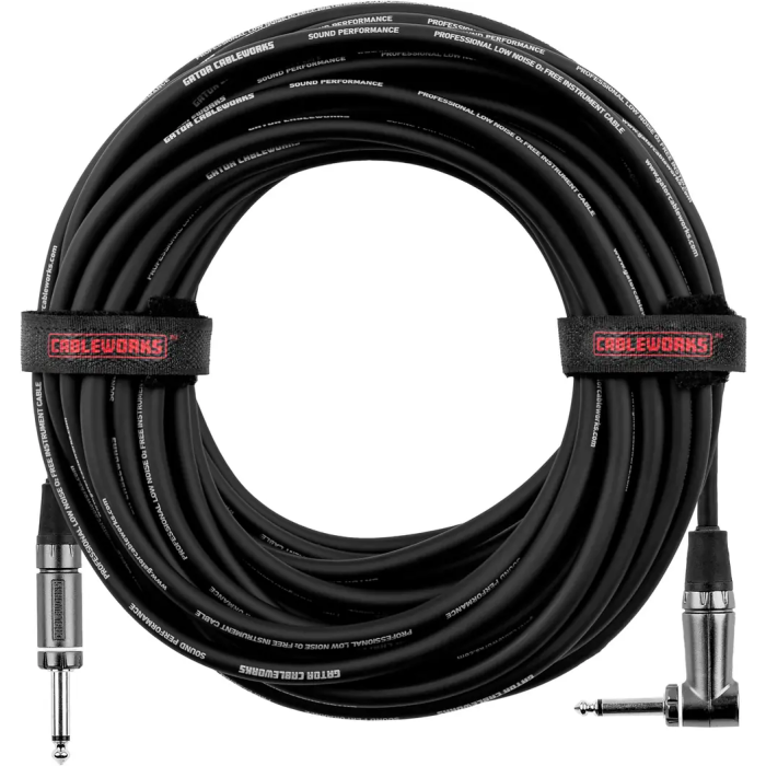 Cableworks Cable de Instrumento Jack Recto/Jack Acodado - 3M 1