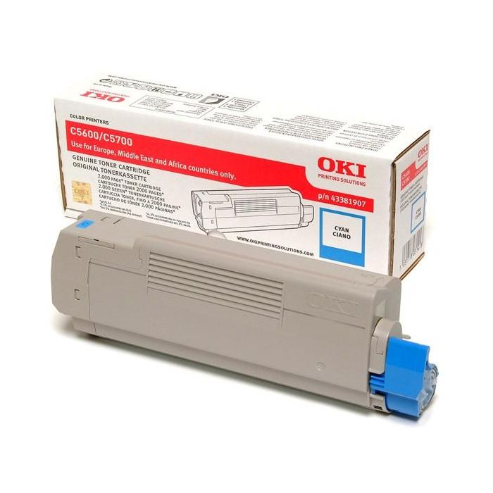 OKI C-5600/5700 Toner Cian-Desc