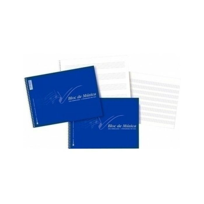 Bloc de Música Azul Cuarto (20 Unidades) 1 Bloc de Música Azul Cuarto (20 Unidades) 1