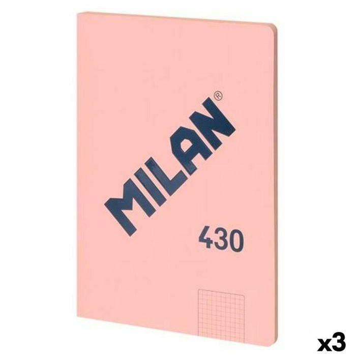 Libreta Milan SERIE 1918 Rosa A4 48 Hojas (3 Unidades)