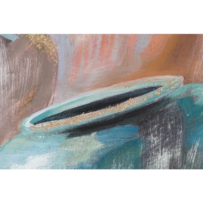 DKD Home Decor Cuadro Cottage Multicolor 2.7 x 60 x 90 cm (2 Unidades) Pintado a Mano Lienzo Pino 2