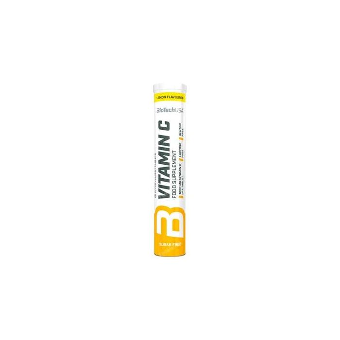 BIOTECHUSA Vitamina C Efervescente Limón - 20 Comprimidos