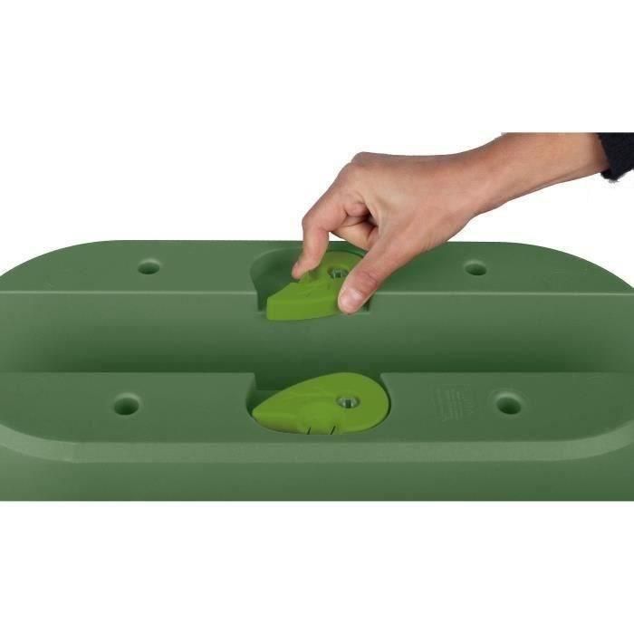 Eda EDA1700490098073 Jardinera Cavaliere Osaka con sistema de fijación para balcones y barandillas 19,5 L Verde laurel. 4 Eda EDA1700490098073 Jardinera Cavaliere Osaka con sistema de fijación para balcones y barandillas 19,5 L Verde laurel. 4