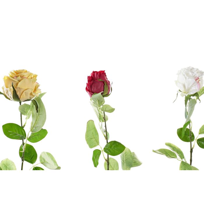 DKD Home Decor Flor Decorativa Artificial Surtido Colores Rojo Amarillo Blanco Rosa 83 cm - Pack 24 Unidades Poliéster y PE 1 DKD Home Decor Flor Decorativa Artificial Surtido Colores Rojo Amarillo Blanco Rosa 83 cm - Pack 24 Unidades Poliéster y PE 1