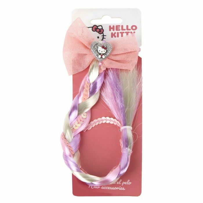Hello Kitty Coletero Extensible para Pelo Niñas - Accesorio Rosa 0 Hello Kitty Coletero Extensible para Pelo Niñas - Accesorio Rosa 0