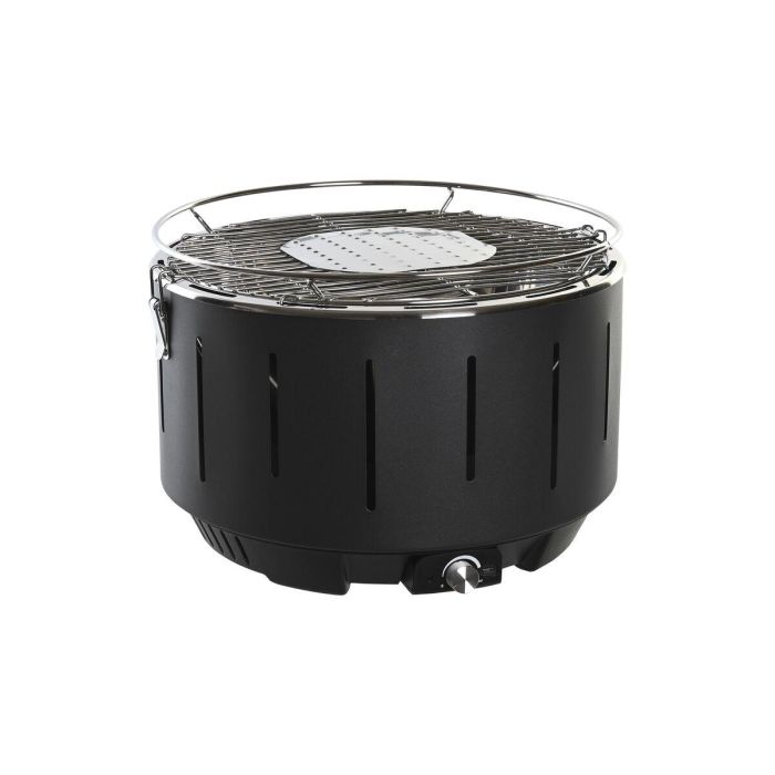 Barbacoa DKD Home Decor Negro Plateado 34.5 x 25 x 34.5 cm Barbacoa DKD Home Decor Negro Plateado 34.5 x 25 x 34.5 cm