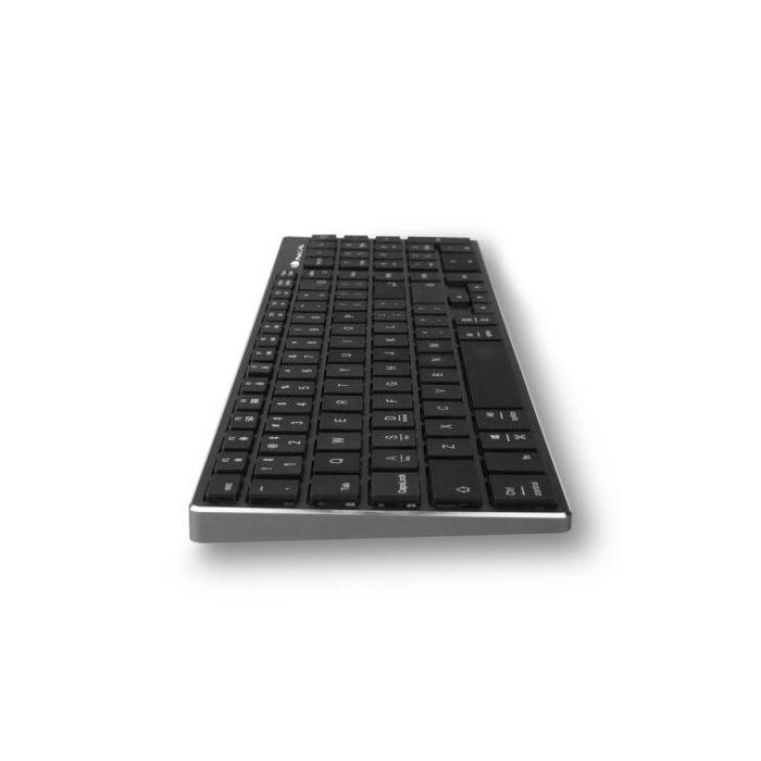 Teclado Inalámbrico por Bluetooth NGS Fortune-BT/ Gris 1 Teclado Inalámbrico por Bluetooth NGS Fortune-BT/ Gris 1