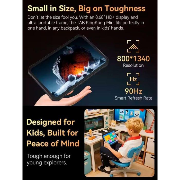 Tablet Cubot KING KONG MINI 6 GB RAM 128 GB 8,7" Negro 4 Tablet Cubot KING KONG MINI 6 GB RAM 128 GB 8,7" Negro 4