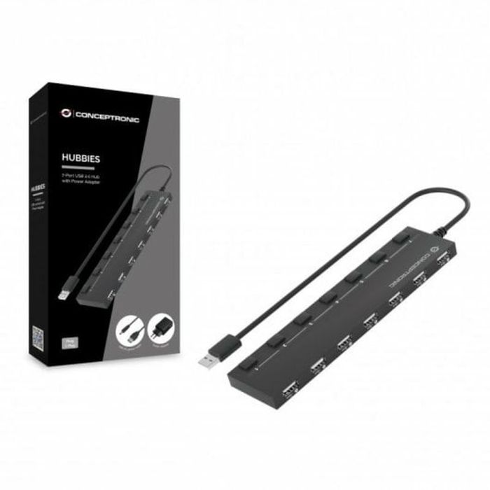 Cable USB Conceptronic Negro 1