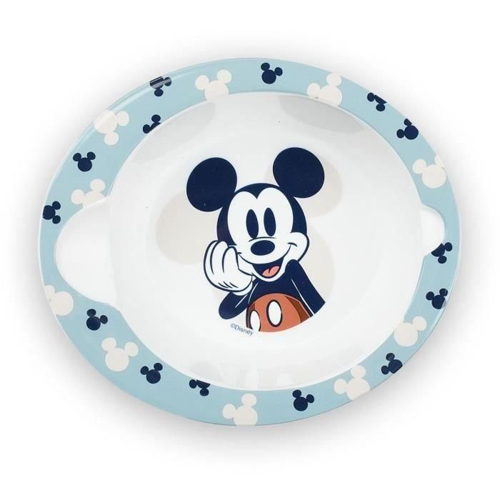 Set Comida Microondas Bowl + Cuchara Mickey 1 Set Comida Microondas Bowl + Cuchara Mickey 1