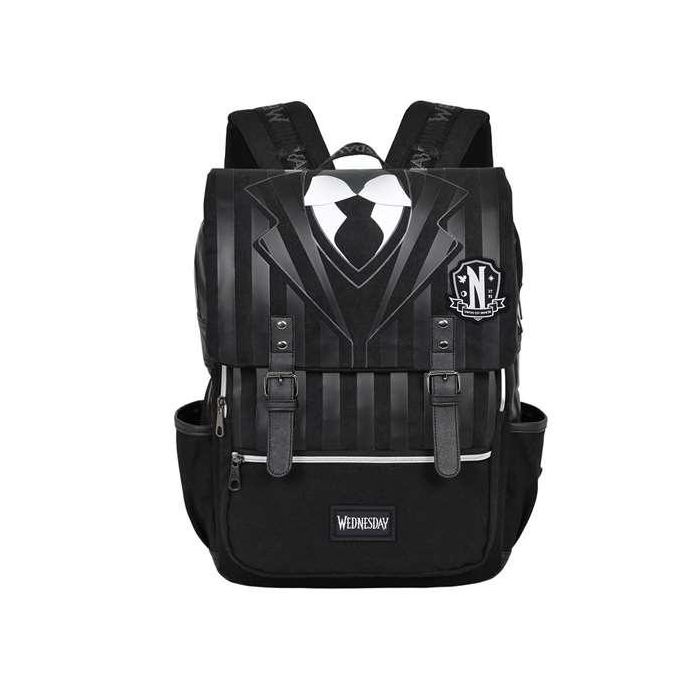 Karactermania Mochila Oxford Miércoles Uniform Algodón 40 x 29 x 14 cm 1