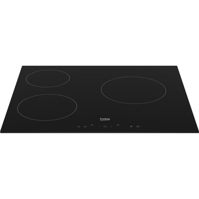 Placa vitrocerámica - BEKO - 3 fuegos - 60 cm - HIC63400 1 Placa vitrocerámica - BEKO - 3 fuegos - 60 cm - HIC63400 1