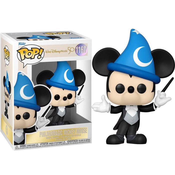 FUNKO Figura POP Disney World 50th Anniversary Philharmagic Mickey de Vinilo 9cm