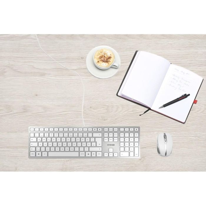 Cherry Keyboard KC 6000 Slim [DE] silver/white 1