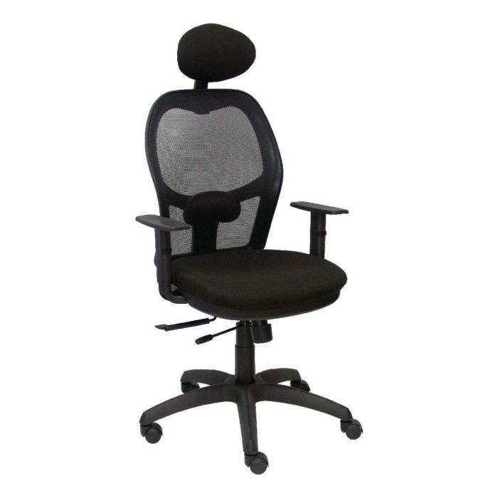 Silla de Oficina con Cabecero Jorquera Piqueras y Crespo I840CTK Negro 0 Silla de Oficina con Cabecero Jorquera Piqueras y Crespo I840CTK Negro 0
