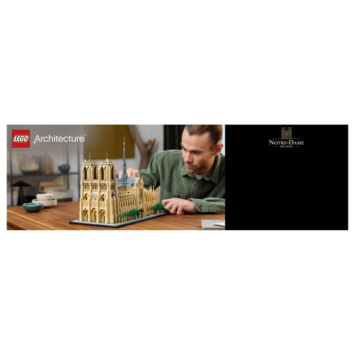 Lego Architecture 21061 Notre-Dame de Paris Set de Construcción para Adultos 25